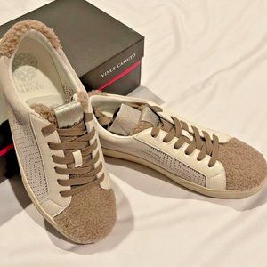 Vince Camuto Myralyn Sneaker (Women) 8.5M, SCUFFED WHITE
